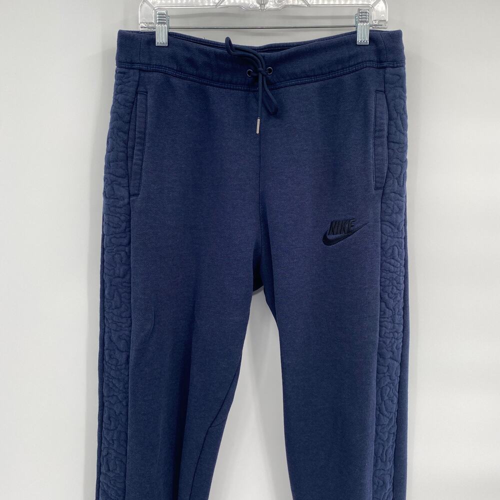 Nike Women's Rally Pants Jogger Sweats 841648-451 Blue Obsidian Large